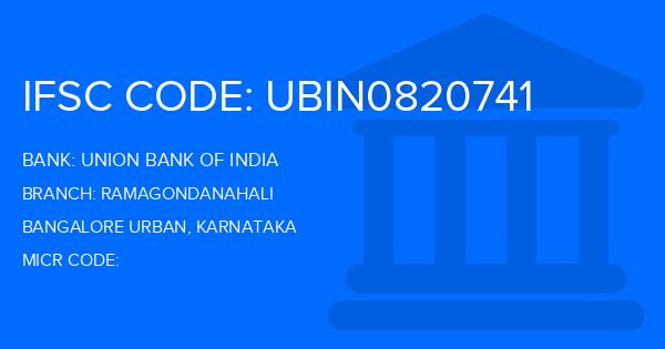 Union Bank Of India (UBI) Ramagondanahali Branch IFSC Code