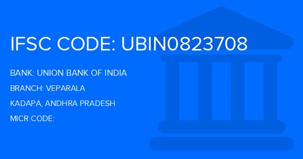 Union Bank Of India (UBI) Veparala Branch IFSC Code