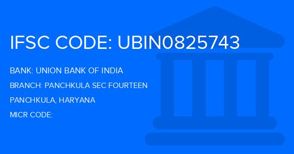 Union Bank Of India (UBI) Panchkula Sec Fourteen Branch IFSC Code