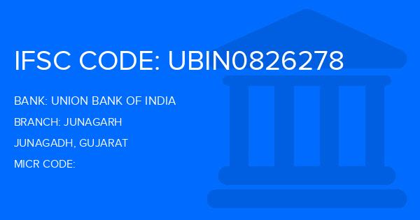 Union Bank Of India (UBI) Junagarh Branch IFSC Code