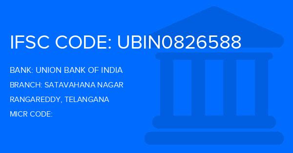 Union Bank Of India (UBI) Satavahana Nagar Branch IFSC Code