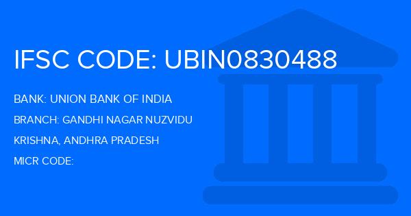 Union Bank Of India (UBI) Gandhi Nagar Nuzvidu Branch IFSC Code