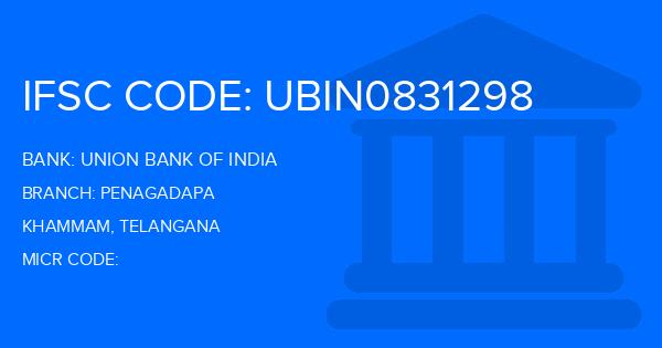Union Bank Of India (UBI) Penagadapa Branch IFSC Code