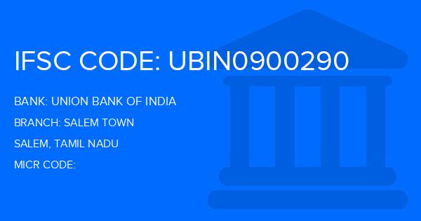 Union Bank Of India (UBI) Salem Town Branch IFSC Code