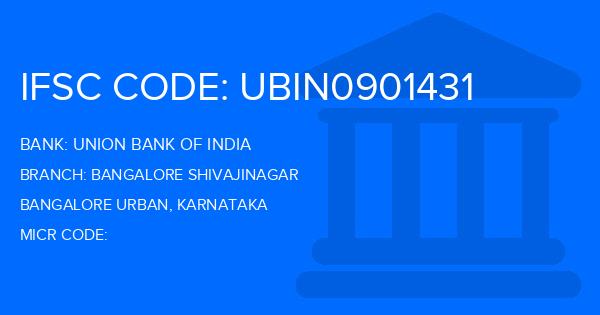 Union Bank Of India (UBI) Bangalore Shivajinagar Branch IFSC Code