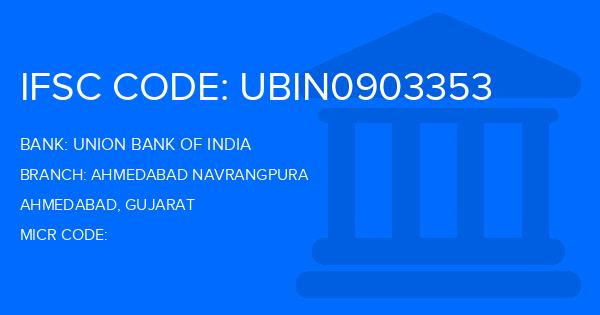 Union Bank Of India (UBI) Ahmedabad Navrangpura Branch IFSC Code