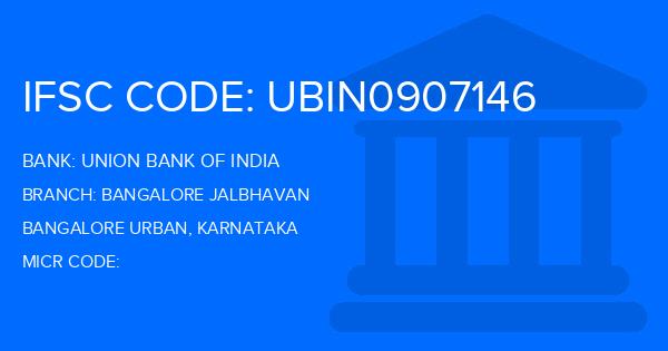 Union Bank Of India (UBI) Bangalore Jalbhavan Branch IFSC Code