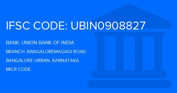 Union Bank Of India (UBI) Bangaloremagadi Road Branch IFSC Code