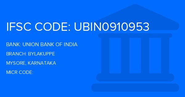 Union Bank Of India (UBI) Bylakuppe Branch IFSC Code