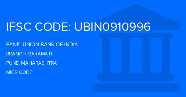 Union Bank Of India (UBI) Baramati Branch IFSC Code
