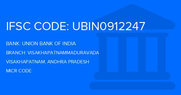 Union Bank Of India (UBI) Visakhapatnammaduravada Branch IFSC Code