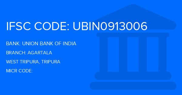 Union Bank Of India (UBI) Agartala Branch IFSC Code