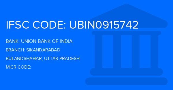 Union Bank Of India (UBI) Sikandarabad Branch IFSC Code