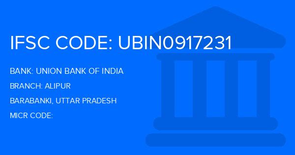 Union Bank Of India (UBI) Alipur Branch IFSC Code