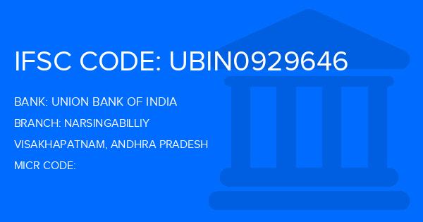 Union Bank Of India (UBI) Narsingabilliy Branch IFSC Code