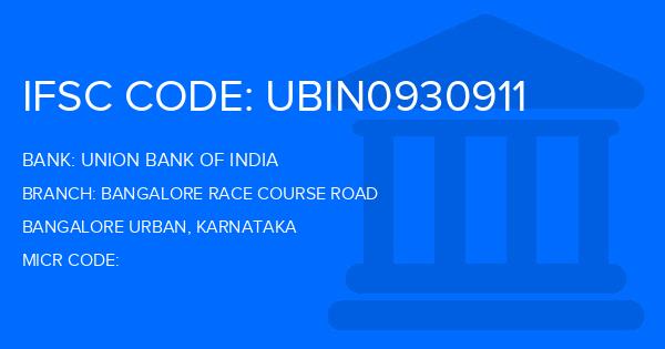 Union Bank Of India (UBI) Bangalore Race Course Road Branch IFSC Code