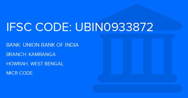Union Bank Of India (UBI) Kamranga Branch IFSC Code
