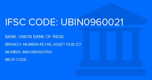 Union Bank Of India (UBI) Mumbai Retail Asset Hub Zo Branch IFSC Code