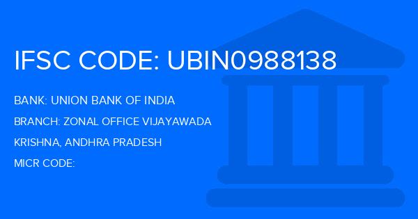 Union Bank Of India (UBI) Zonal Office Vijayawada Branch IFSC Code