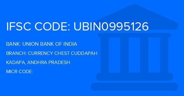 Union Bank Of India (UBI) Currency Chest Cuddapah Branch IFSC Code
