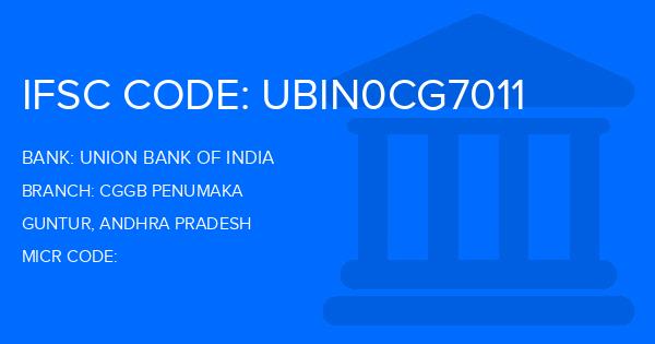Union Bank Of India (UBI) Cggb Penumaka Branch IFSC Code