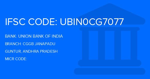 Union Bank Of India (UBI) Cggb Janapadu Branch IFSC Code