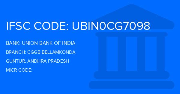 Union Bank Of India (UBI) Cggb Bellamkonda Branch IFSC Code