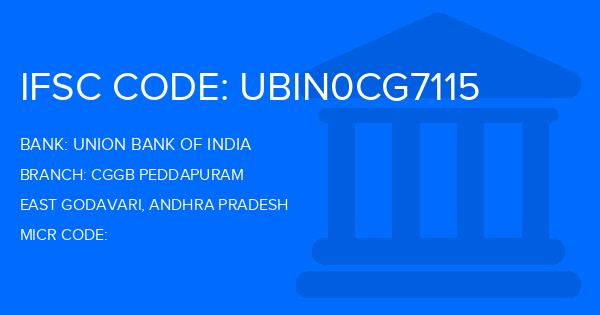 Union Bank Of India (UBI) Cggb Peddapuram Branch IFSC Code