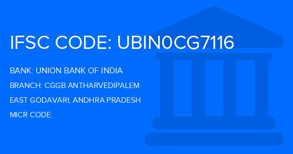 Union Bank Of India (UBI) Cggb Antharvedipalem Branch IFSC Code
