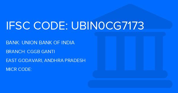Union Bank Of India (UBI) Cggb Ganti Branch IFSC Code