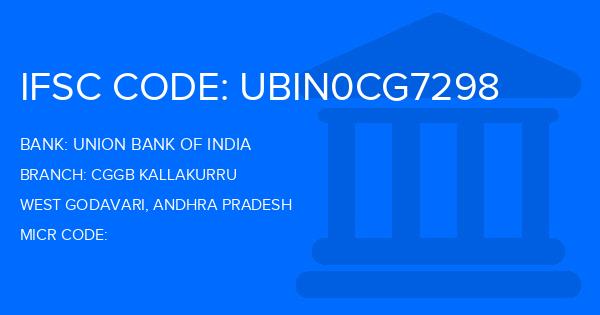 Union Bank Of India (UBI) Cggb Kallakurru Branch IFSC Code