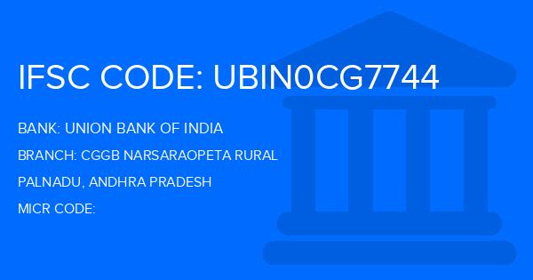 Union Bank Of India (UBI) Cggb Narsaraopeta Rural Branch IFSC Code