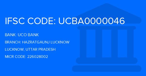 Uco Bank Hazratgaunj Lucknow Branch IFSC Code