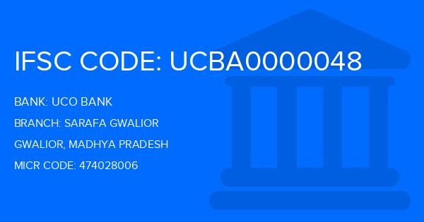 Uco Bank Sarafa Gwalior Branch IFSC Code