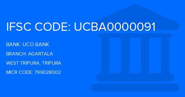 Uco Bank Agartala Branch IFSC Code