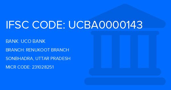 Uco Bank Renukoot Branch