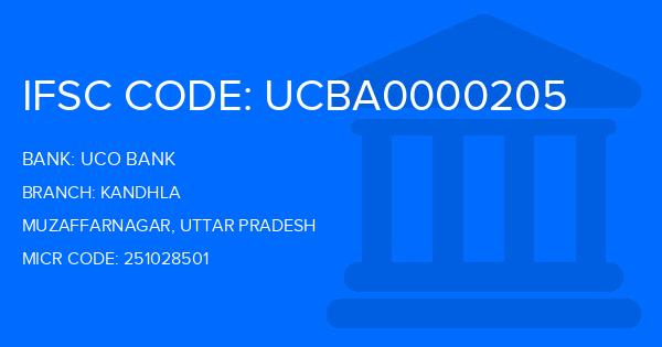 Uco Bank Kandhla Branch IFSC Code