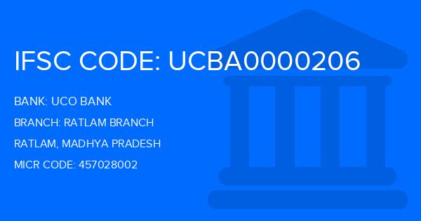 Uco Bank Ratlam Branch