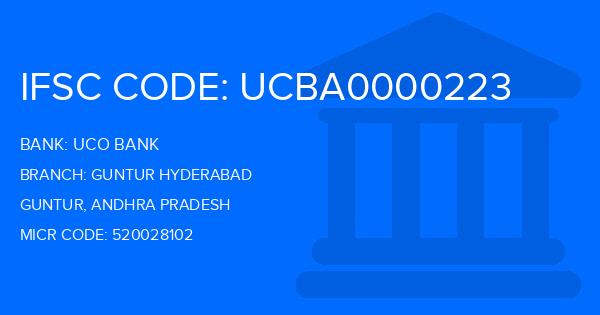 Uco Bank Guntur Hyderabad Branch IFSC Code