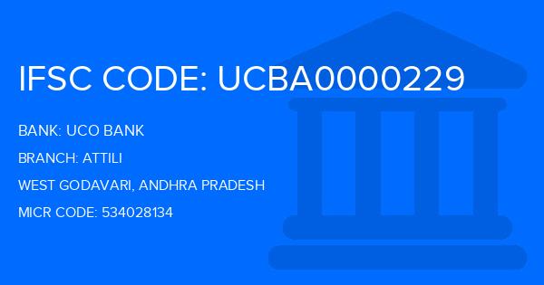 Uco Bank Attili Branch IFSC Code