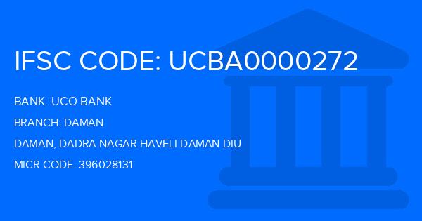 Uco Bank Daman Branch IFSC Code