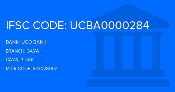 Uco Bank Gaya Branch IFSC Code
