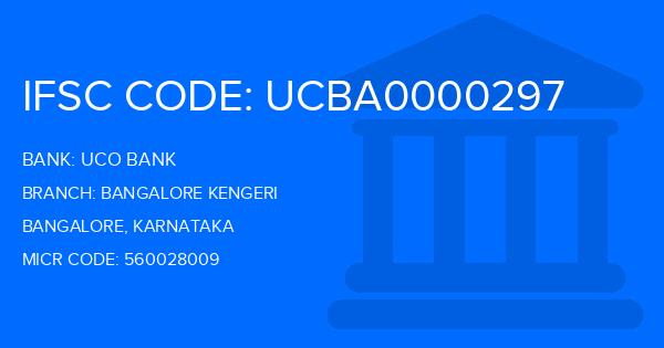 Uco Bank Bangalore Kengeri Branch IFSC Code