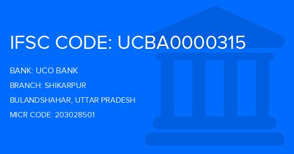 Uco Bank Shikarpur Branch IFSC Code