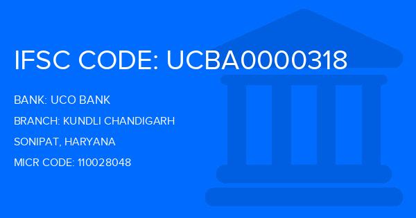 Uco Bank Kundli Chandigarh Branch IFSC Code