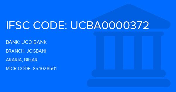 Uco Bank Jogbani Branch IFSC Code