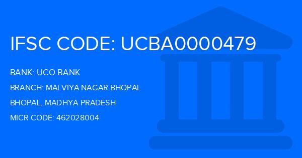 Uco Bank Malviya Nagar Bhopal Branch IFSC Code