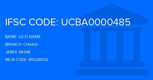 Uco Bank Chakai Branch IFSC Code