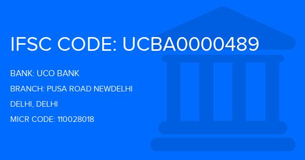 Uco Bank Pusa Road Newdelhi Branch IFSC Code