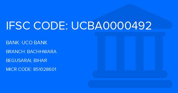 Uco Bank Bachhwara Branch IFSC Code